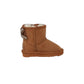Stivaletto con pelliccia GRUNLAND JR CROY PP0362-I4 CUOIO bambina