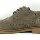 Scarpa modello polacchina BKS 0503 camoscio taupe uomo