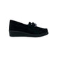 Mocassino comfort 9191 VELOUR NERO donna