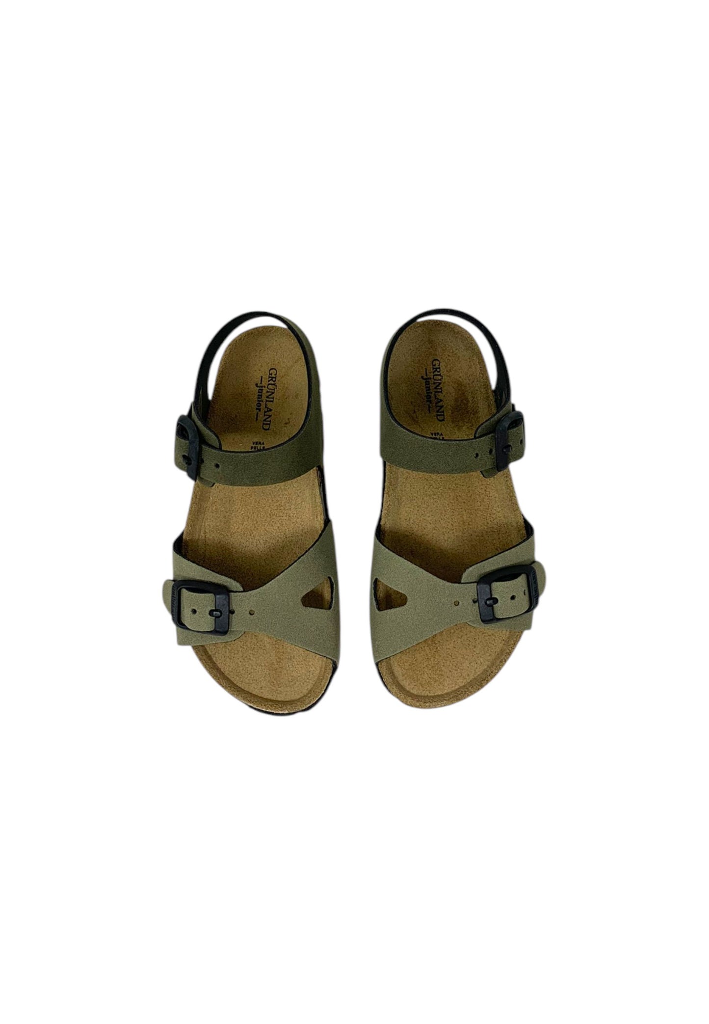 Sandalo GRUNLAND Junior ARIA SB2113-40 salvia-oliva bambino