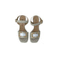 Sandalo con tacco FASCINO DONNA 33413-E3 AVORIO BIANCO donna