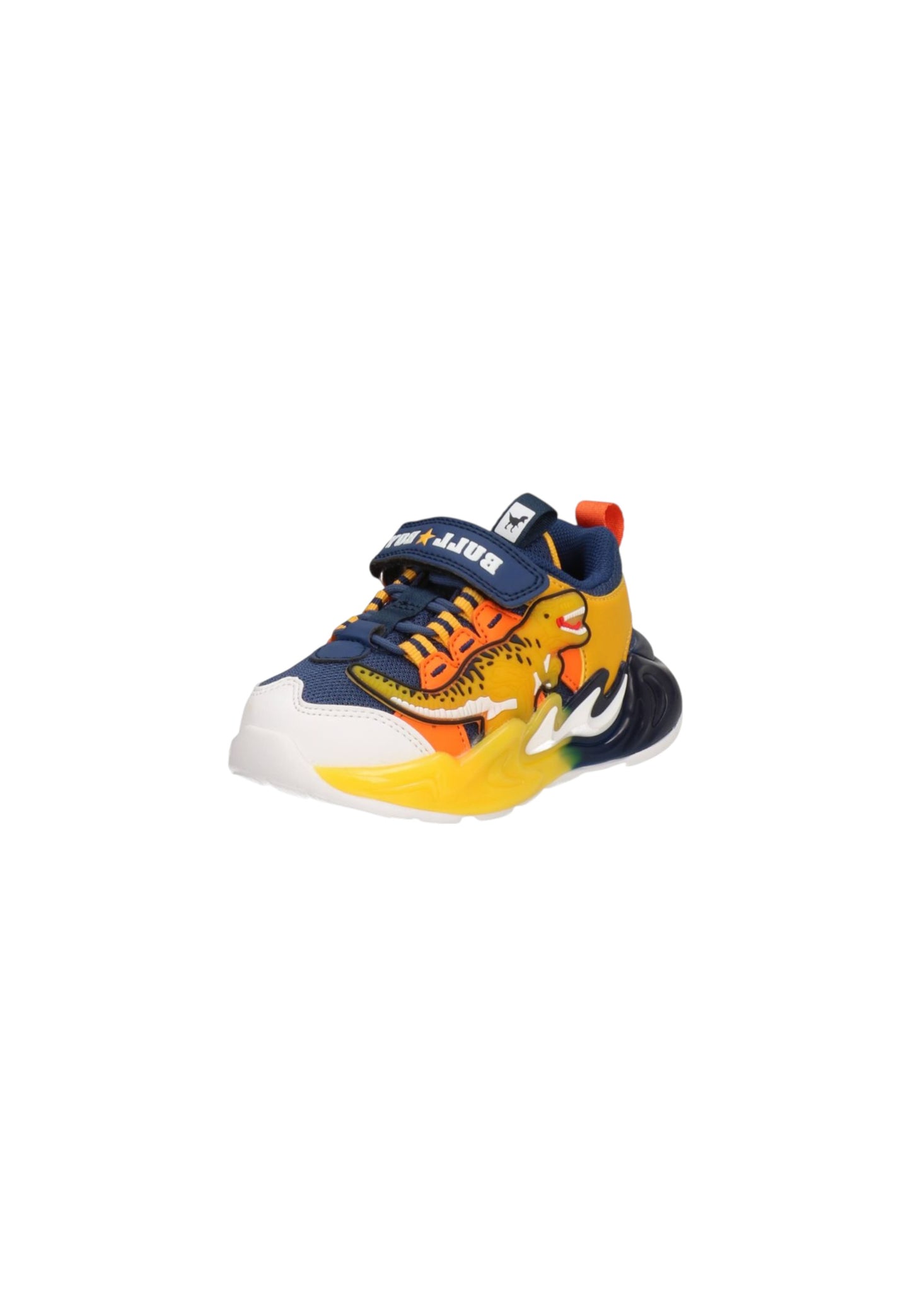 Sneakers luminose BULL BOYS DNAL5118 T-REX Blu/Giallo Bambino
