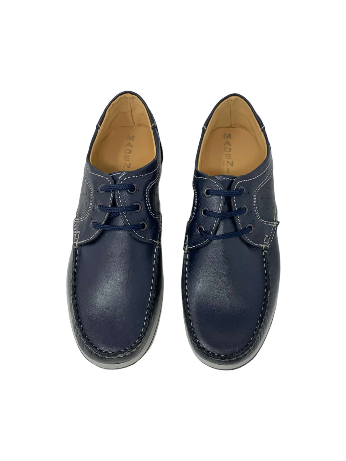 Polacchina BKS 88 PELLE BLU uomo