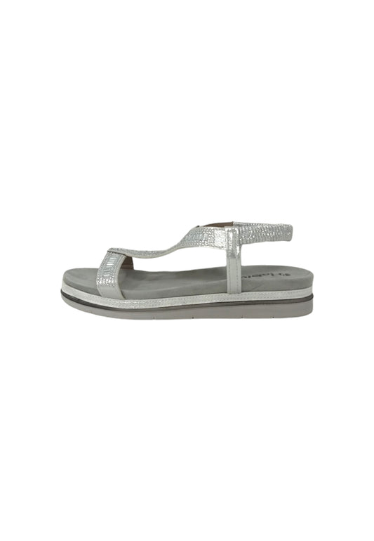 Sandali INBLU SA000048 ARGENTO donna