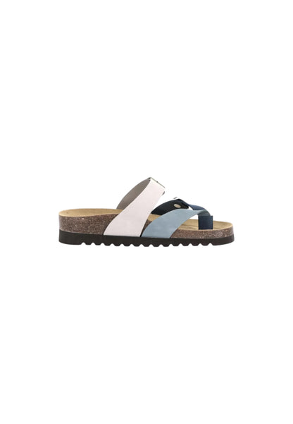 Ciabatta infradito GRUNLAND HOLA CC0078-M7 JEANS-MULTI ragazza/donna