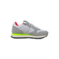 Sneakers SUN68 Ally solid nylon Z34201 0163 bianco/giallo fluo Donna