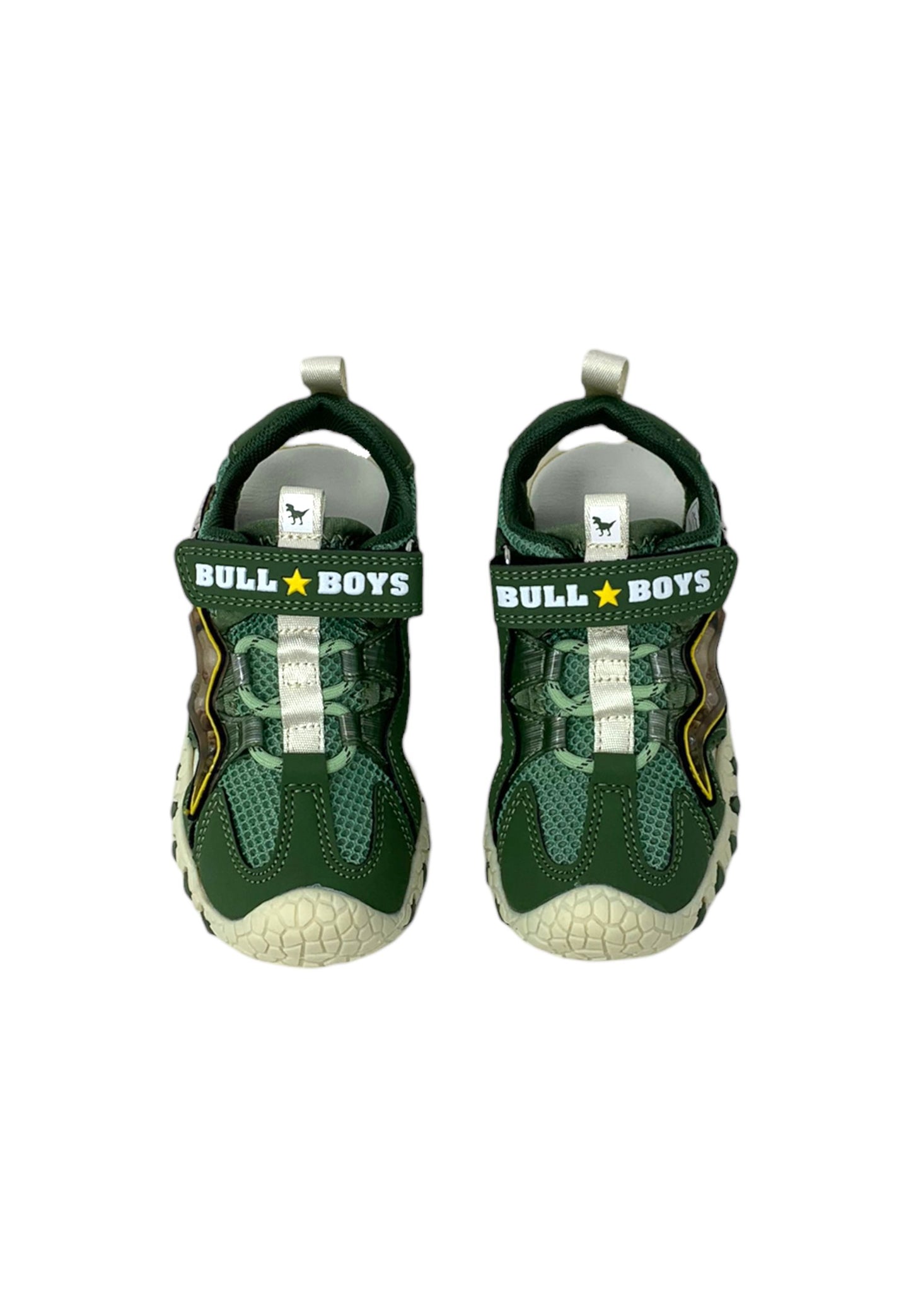 Sandali con luci BULL BOYS SPINOSAURO DNCL4533 VERDE GIUNGLA Bambino