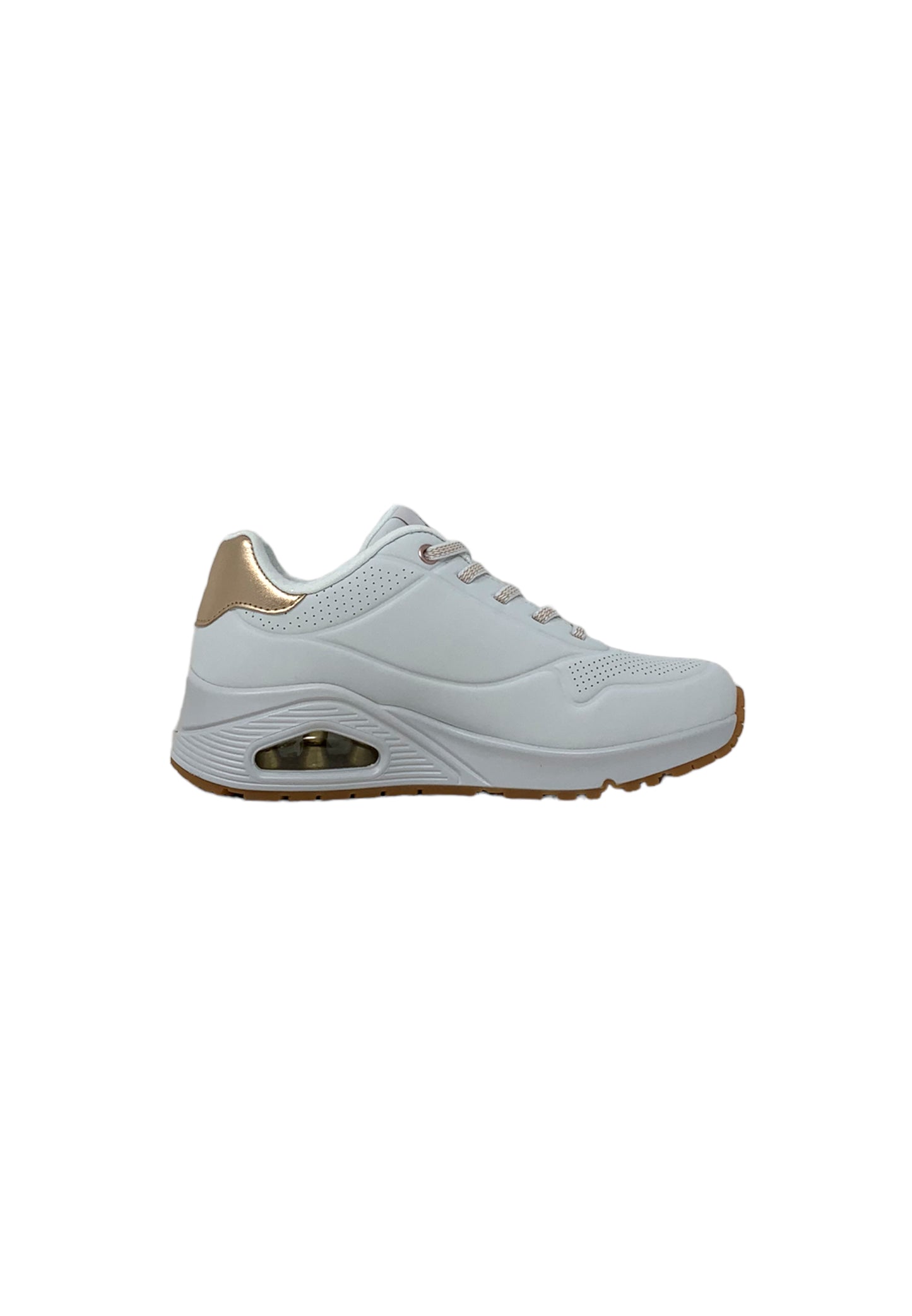 Sneakers SKECHERS Uno - Shimmer away 155196/WHT Donna