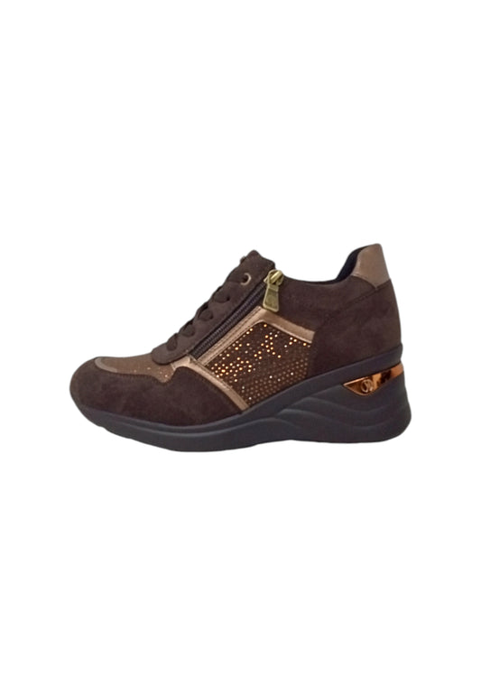 Sneakers InBlu IN000402 BRONZO donna