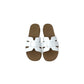 Ciabatta SKECHERS DESSERT KISS LOW PEAK LOOK 114707/WHT Donna
