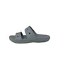 Pantofola doppia fascia CROCS 206761-007 Grigio UNISEX Taglia EU