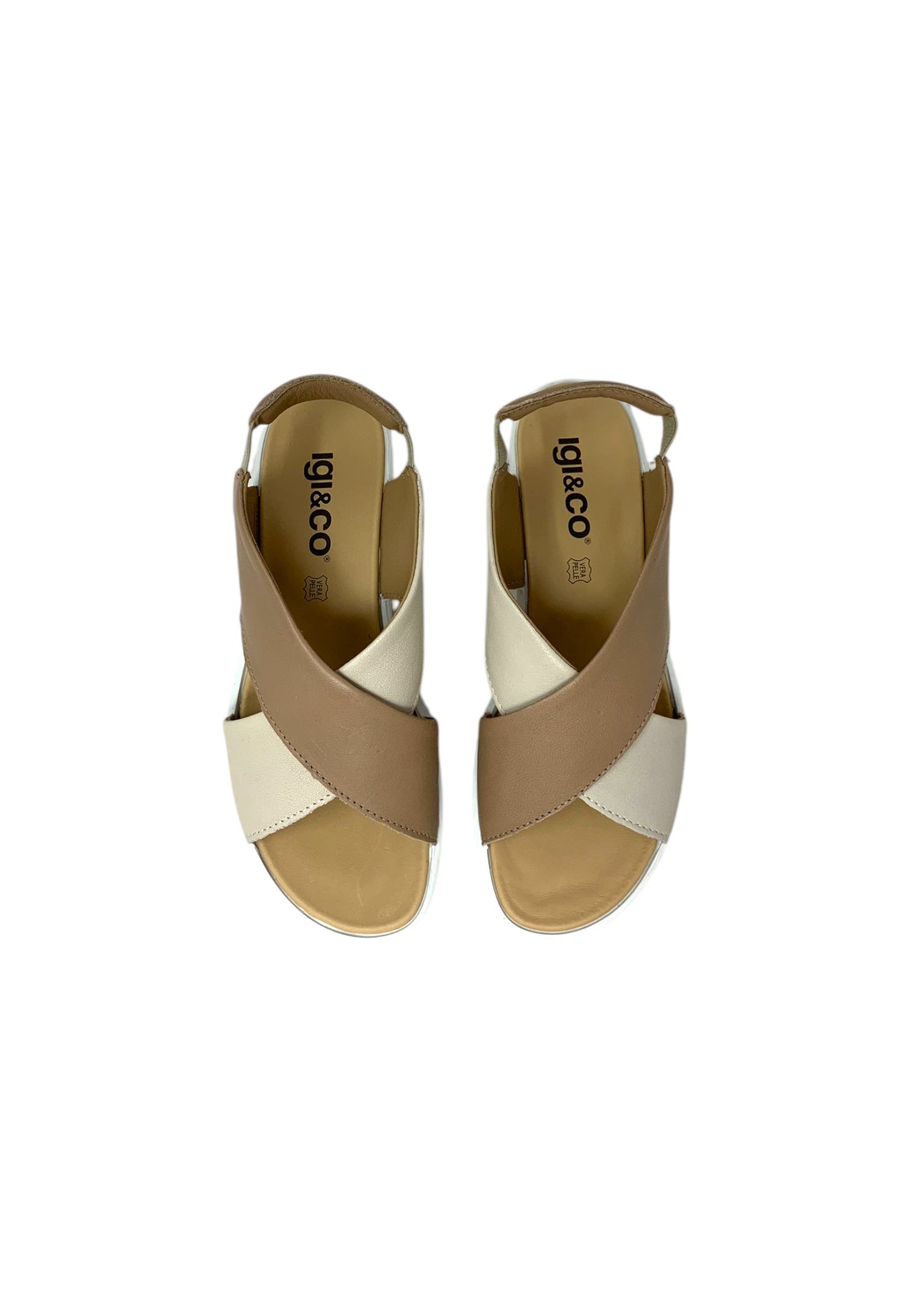 Sandali con zeppa Igi&Co 7665722 Donna