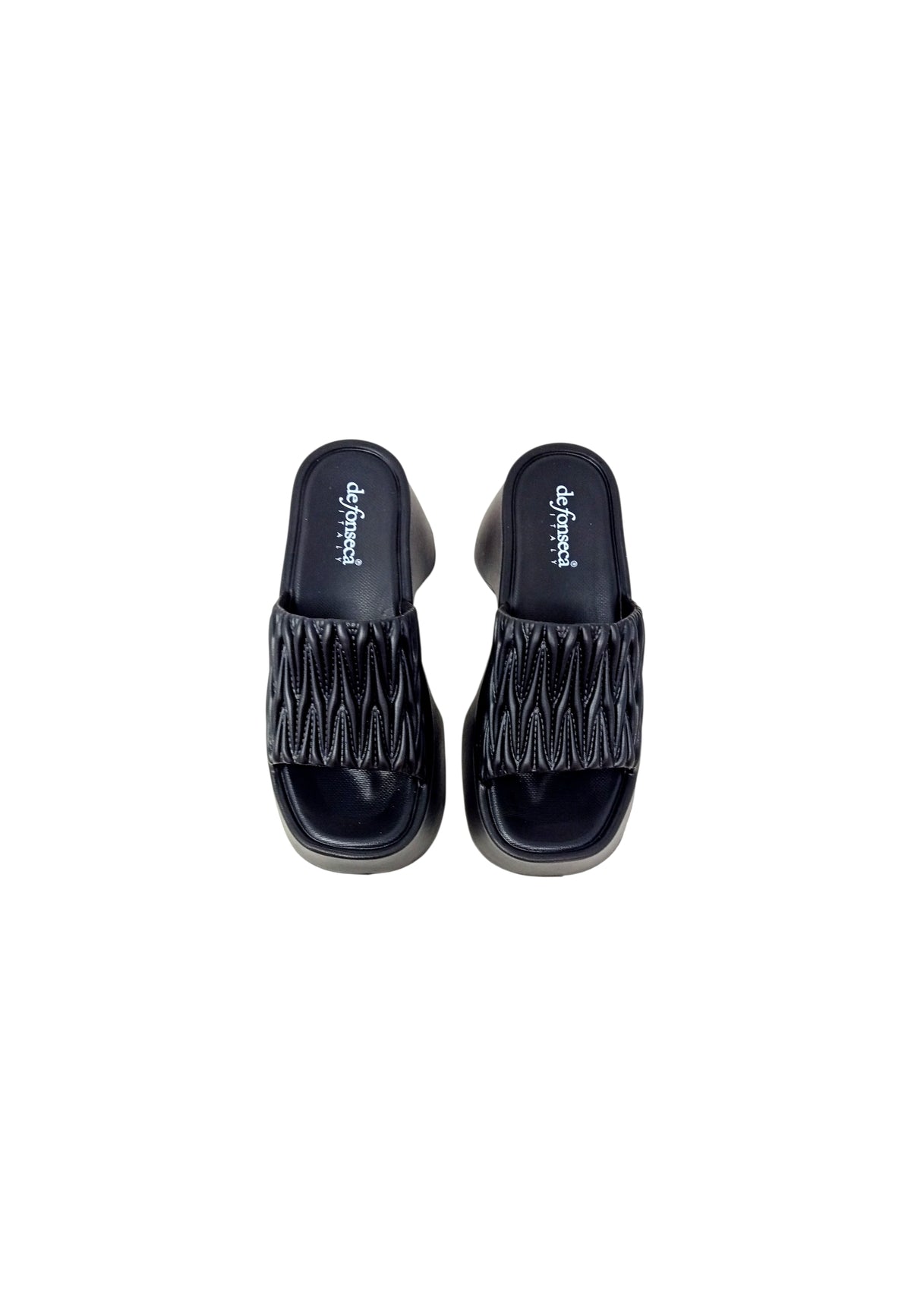 Ciabatta con tacco DE FONSECA DE.OROSEI WC52 NERO DONNA